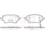 Apec Red Brake Pads (PAD2375)