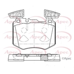 Apec Red Brake Pads (PAD2386)