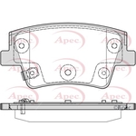 Apec Red Brake Pads (PAD2387)