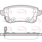Apec Red Brake Pads (PAD2389)