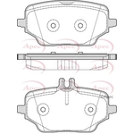Apec Red Brake Pads (PAD2393)