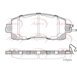 Apec Red Brake Pads (PAD2398)