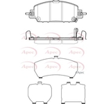 Apec Red Brake Pads (PAD2402)