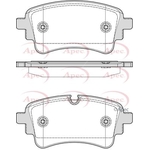 Apec Red Brake Pads (PAD2406)