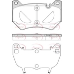 Apec Red Brake Pads (PAD2438)