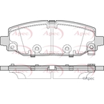 Apec Red Brake Pads (PAD2451)