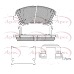 Apec Red Brake Pads (PAD2634)