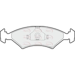 Apec Red Brake Pads With Retaining Spring (PAD351)