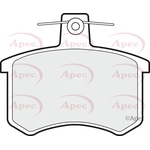 Apec Red Brake Pads With Spring & Bolts (PAD371)