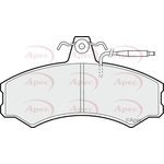 Apec Brake Pads With Spring & Bolts (PAD384)