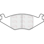 Apec Red Brake Pads (PAD439)