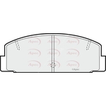 Apec Red Brake Pads (PAD447) Fits: Mazda