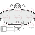 Apec Red Brake Pads With Spring & Bolts (PAD479)
