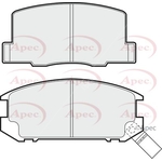Apec Red Brake Pads (PAD499) Fits: Toyota