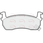 Apec Red Brake Pads (PAD509) Fits: Nissan