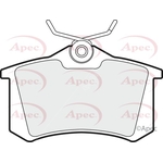 Apec Red Brake Pads (PAD533)