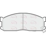 Apec Red Brake Pads (PAD534)