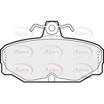 Apec Red Brake Pads With Spring & Bolts (PAD537) Fits: Ford