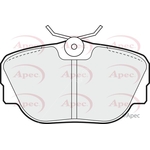 Apec Red Brake Pads With Spring & Bolts (PAD558) Fits: BMW