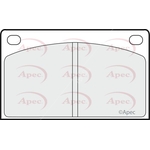 Apec Red Brake Pads (PAD576) Fits: Volvo