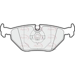 Apec Red Brake Pads (PAD590)