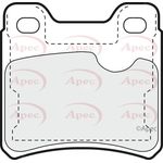 Apec Brake Pads (PAD597)