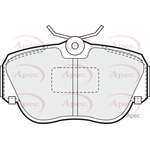 Apec Brake Pads With Spring & Bolts (PAD608) Fits: Mercedes-Benz