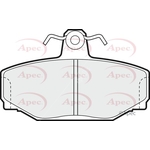 Apec Brake Pads With Spring & Bolts (PAD644) Fits: Volvo