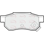 Apec Brake Pads With Bolts (PAD688)