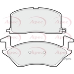 Apec Brake Pads (PAD720) Fits: Toyota