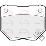 Apec Red Brake Pads (PAD753) Fits: Nissan