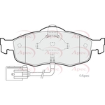 Apec Brake Pads With Retaining Spring (PAD802) Fits: Ford
