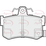 Apec Brake Pads With Spring (PAD834) Fits: Rover