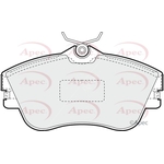 Apec Brake Pads With Spring & Bolts (PAD848) Fits: VW