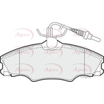 Apec Brake Pads With Spring & Bolts (PAD901)