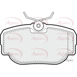 Apec Brake Pads With Spring (PAD908) Fits: Land Rover