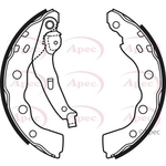Apec Rear Brake Shoes (SHU587)