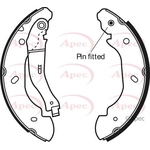 Apec Rear Brake Shoes With Lever (SHU637) Fits: Ford