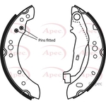 Apec Red Rear Brake Shoes (SHU786)