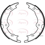 Apec Red Rear Brake Shoes (SHU792)