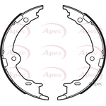 Apec Red Rear Brake Shoes (SHU793)