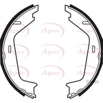 Apec Red Rear Brake Shoes (SHU798)