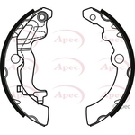 Apec Rear Brake Shoes (SHU809)