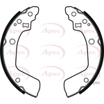 Apec Rear Brake Shoes (SHU814)