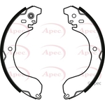 Apec Rear Brake Shoes (SHU821)