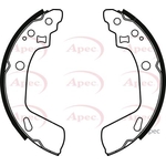 Apec Rear Brake Shoes (SHU823)