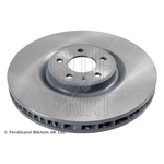 Blue Print Vented Brake Disc - Slotted (ADBP430048) Fits: Porsche Front Axle Right