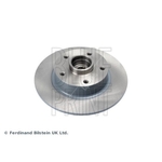 Blue Print Solid Brake Disc (ADBP430094) Fits: Renault Rear Axle