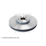 Blue Print Vented Brake Disc (ADBP430097) Fits: BMW Front Axle Left