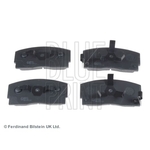 Blue Print Front Brake Pad Set (ADD64207) Fits: Daihatsu Charade 